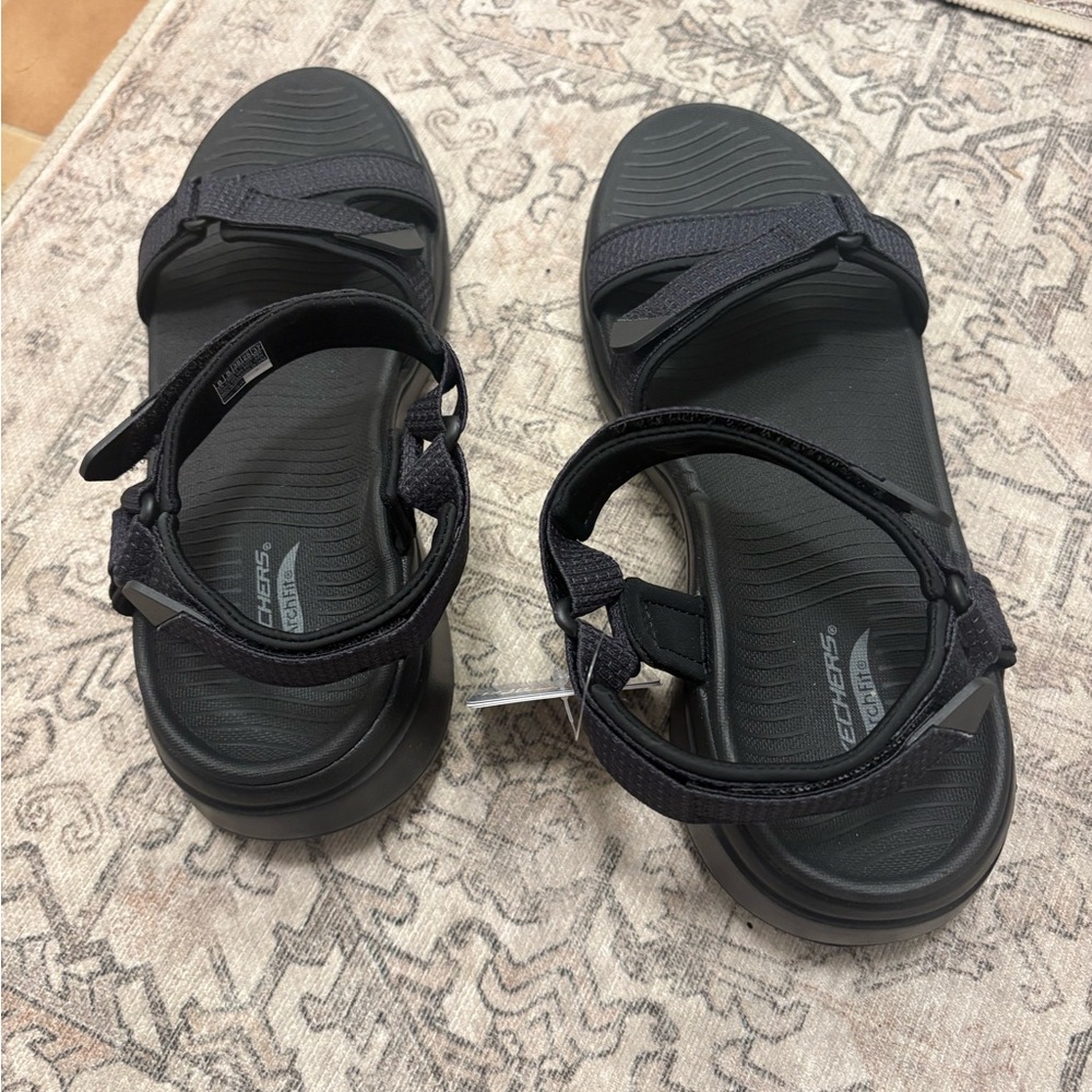 Skechers Black Sandals for Women - Picture 3 of 7
